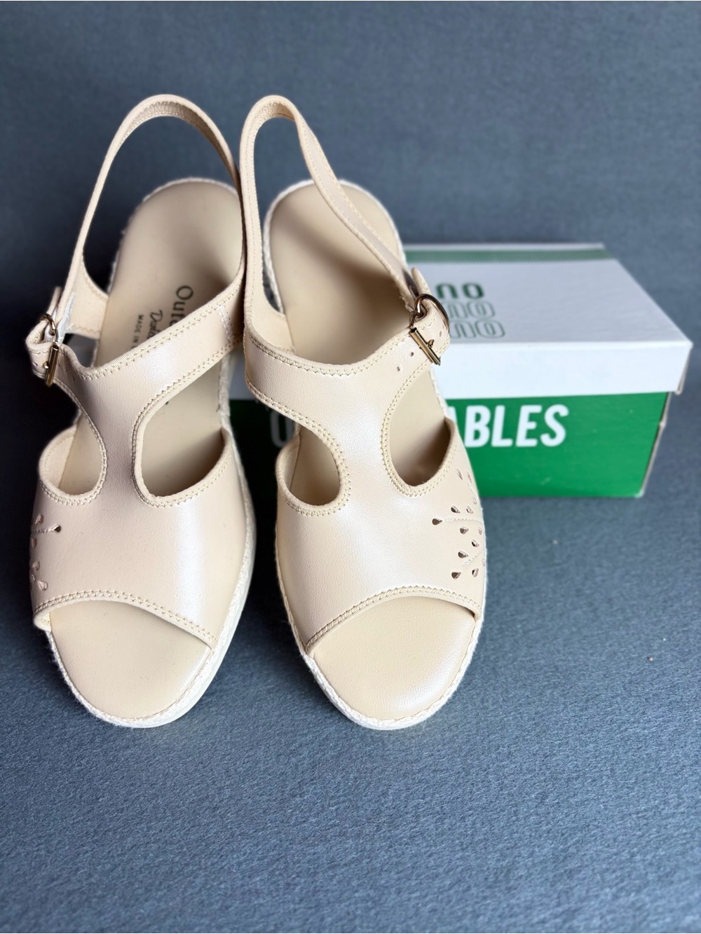 Vintage Daniel Green Outdorables Softee M65 Taupe Adjustable Sandal Women’s 6.5